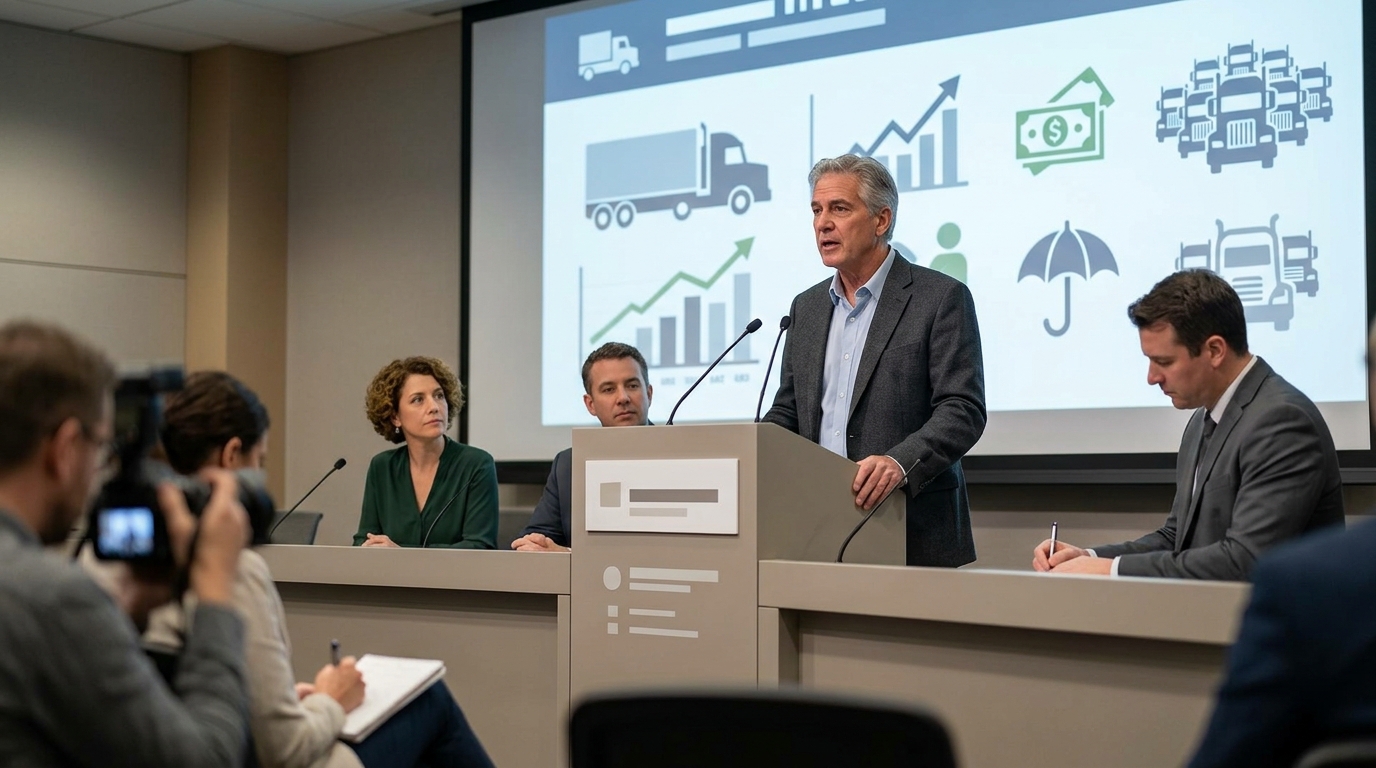 Illustration: Commercial Truck Loan Rates 2026: A Guide for Owner-Operators